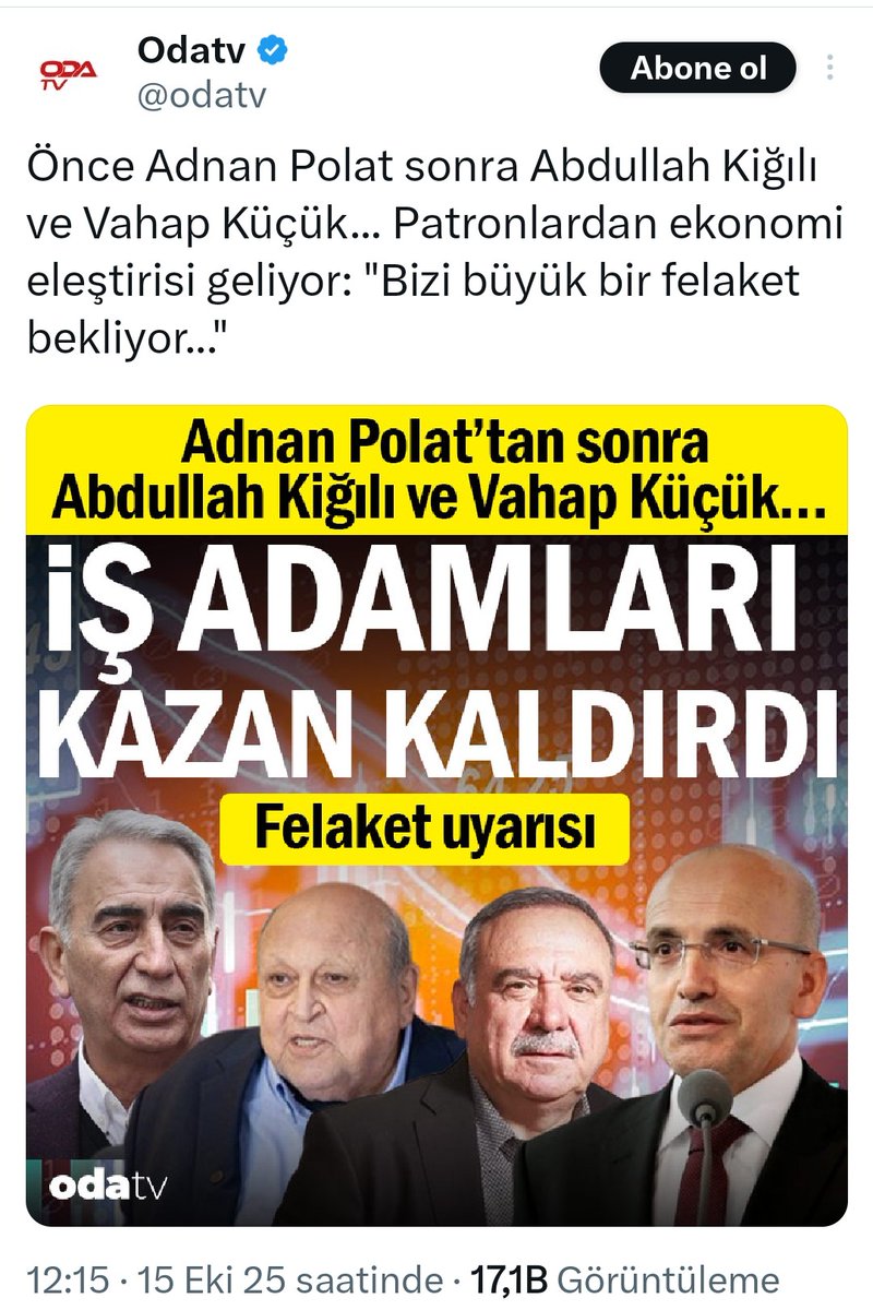 📌 İş adamları kazan kaldırmış❗️