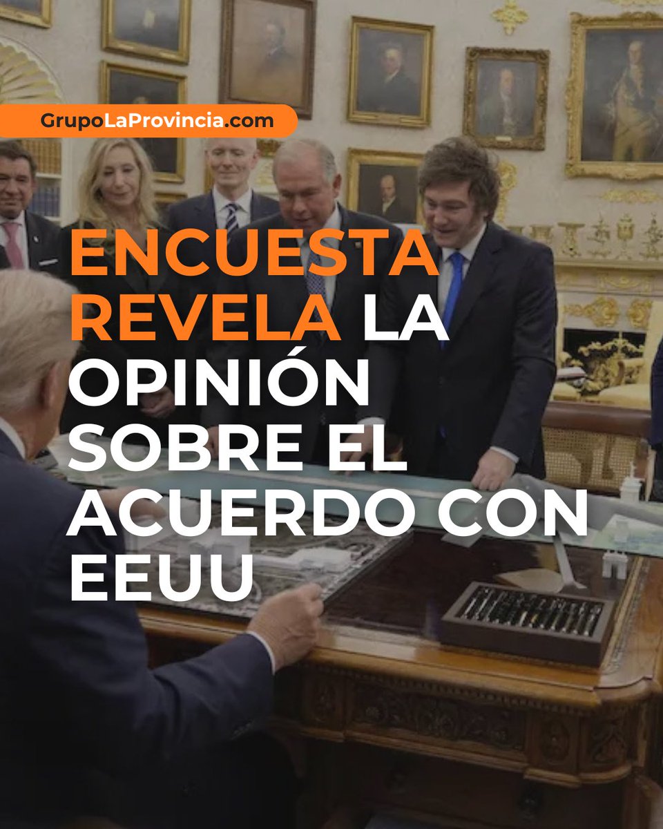 ⭕️ Encuesta revela la opinión sobre el acuerdo con EEUU

grupolaprovincia.com/contenido/5907…

Una encuesta nacional revela que más de la mitad rechaza el rescate de EE.UU. al plan económico del gobierno de Milei. ¿Qué espera el Gobierno?

JM #Encuesta #SalvatajeTrump #CríticaGobierno #Milei