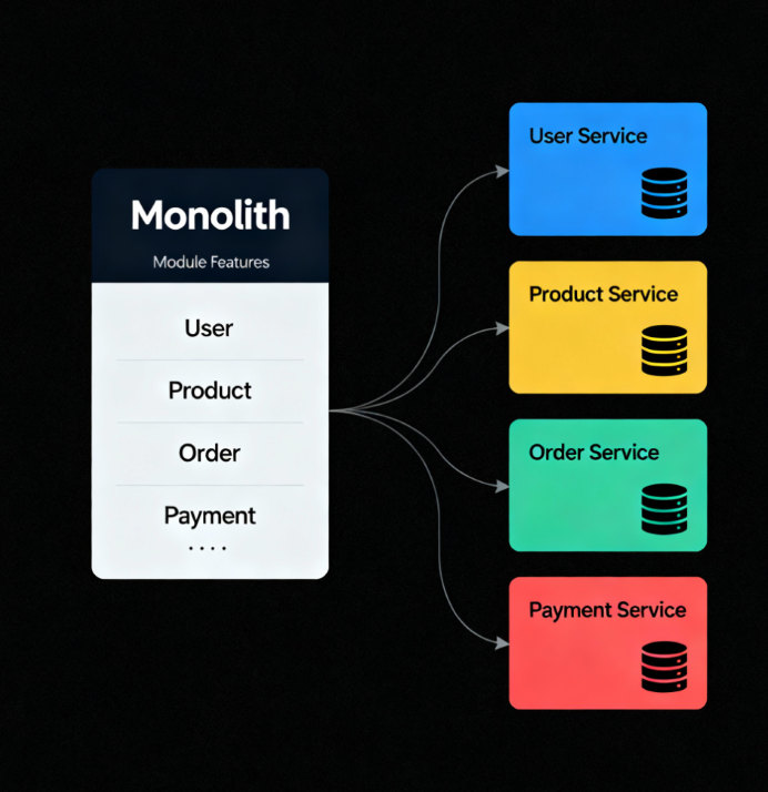 pankajsharma81_'s tweet image. Day 5 of my #NodeJS journey 🧠

Learned the difference between Monolith and Microservice architecture🏗️

Monolith → one large codebase ⚙️
Microservices → independent modules working together 🔄

Check out my work 👉 github.com/pankajsharma81…

#100DaysOfCode #BackendDevelopment