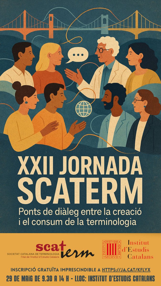 La terminologia de la gastronomia i de la salut a la crònica de la XXII Jornada de la SCATERM «Ponts de diàleg entre la creació i el consum de la terminologia» per Mireia Almena, de la UPF, a #Terminàlia31:
revistes.iec.cat/index.php/Term…