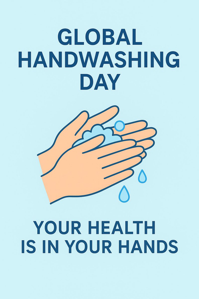 विश्व हात धुने दिवसको सबैमा शुभकामना ।
 हामी सबै सरसफाइ र स्वास्थ्यप्रति सचेत रहौं।
साबुन र पानीले हात धुनु केवल बानी होइन, यो जीवन जोगाउने अभ्यास हो ।
#globalhandwashingday2025