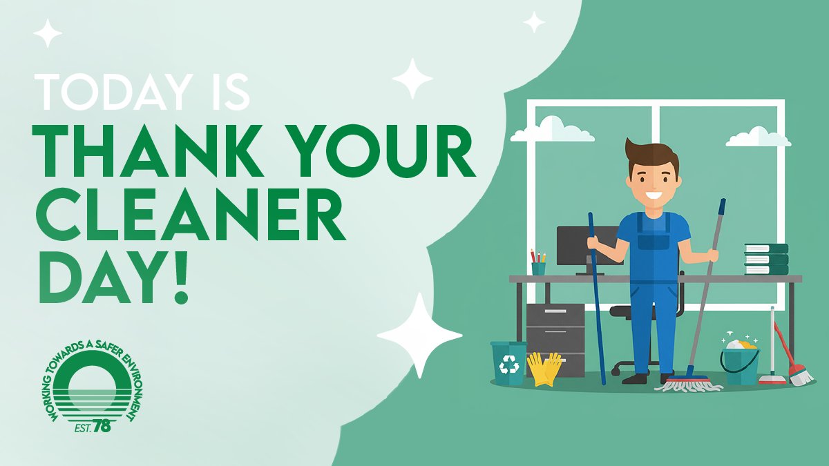 MertonGroupUK's tweet photo. Show them you care, today is... THANK YOUR CLEANER DAY. #thankyourcleaner https://t.co/uBjWk5GRB7