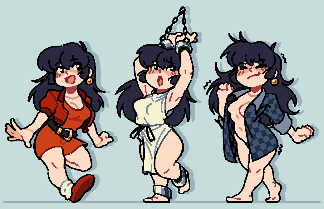 Would you go on a perilous journey to save this goober? 
Princess Rose doodles for my eroge-platformer Mighty Mustachio. I'm finally happy with her design! 
#gamedev #indiedev #eroge #nsfw