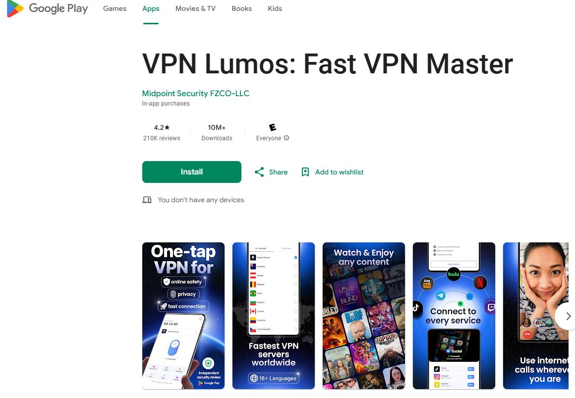 Bulbul2020073's tweet image. Great News
You can win $500 on your Amazon gift card/iPhone offers/VPNLumos-App
offers.
Link:tinyurl.com/VPNLumos-App4
#VPNLumos #LumosApp #SecureBrowsing #OnlinePrivacy #FastVPN #DataProtection #InternetSecurity #AnonymousSurfing #UnblockWebsites