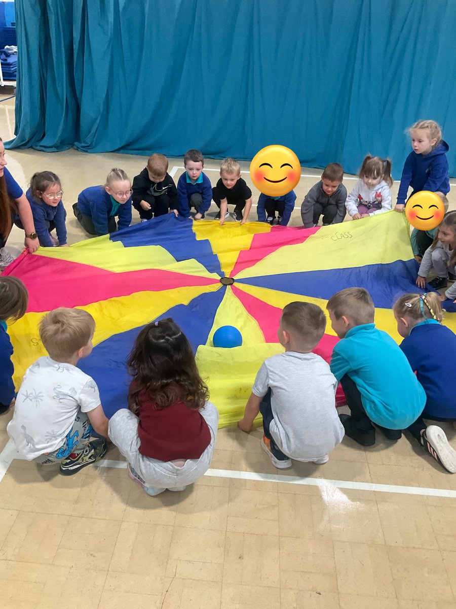 This term as sports persons Apple class explored the parachute, we were very engaged and demonstrated great listening skills.