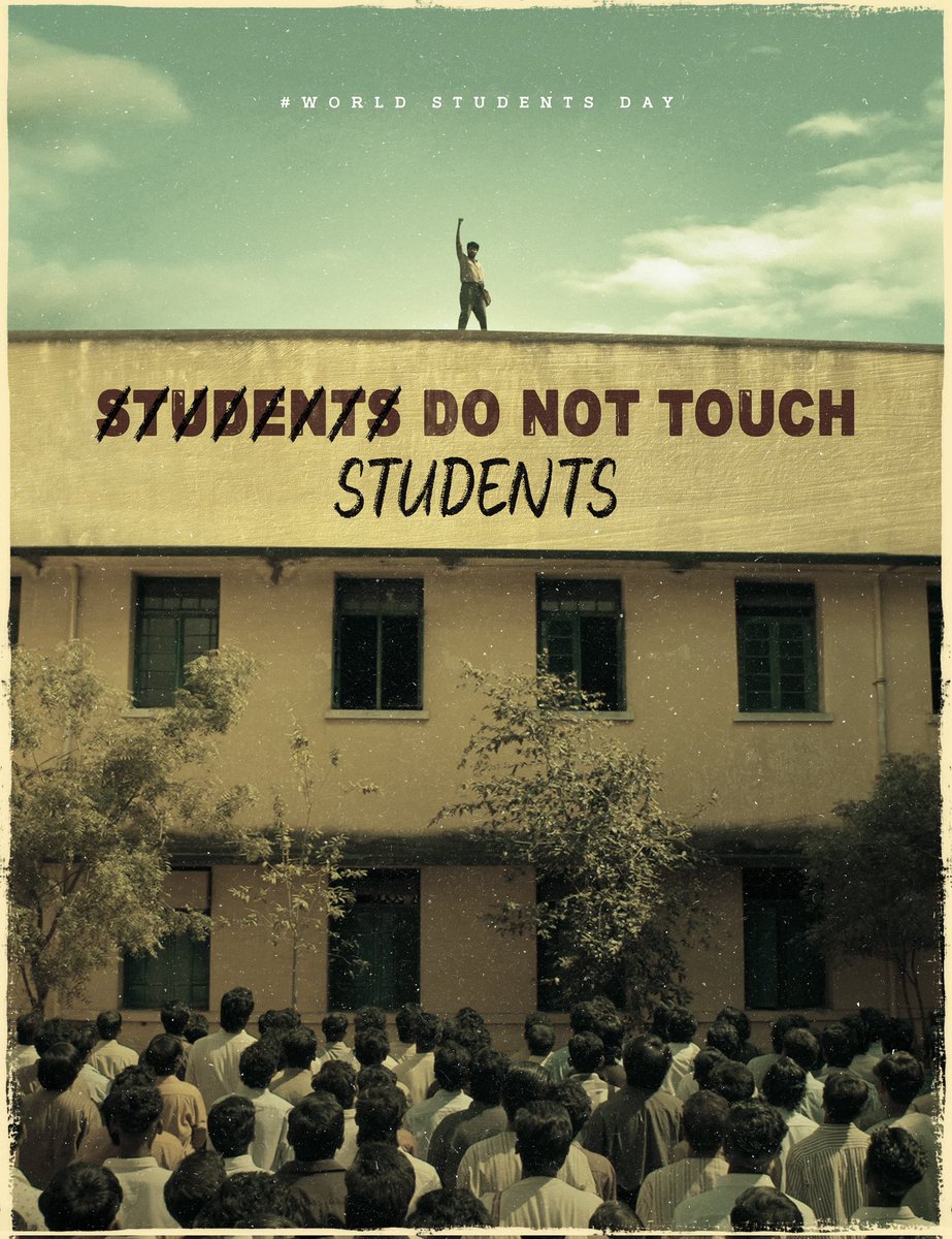 Stephansk18's tweet image. Do not touch ✨️

#Parasakthi #WorldStudentsDay