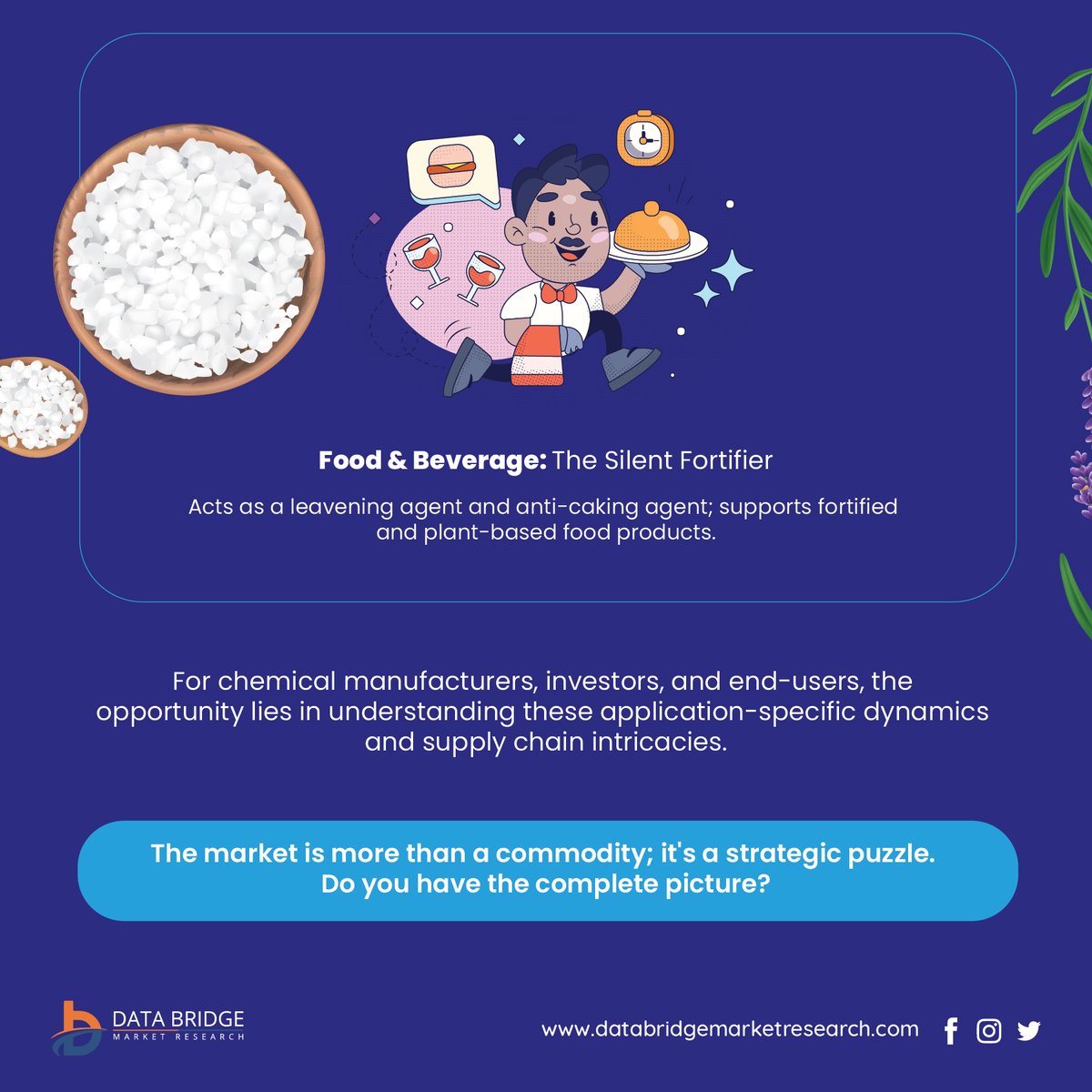 The Global Dicalcium Phosphate Market is set to exceed USD 463.88 million by 2032, driven by its essential use in #AnimalNutrition, #Pharma, and #FoodScience.

Learn more: databridgemarketresearch.com/reports/global…

#DBMR #DicalciumPhosphate #FoodFortification #Nutraceuticals #DBMRInsights