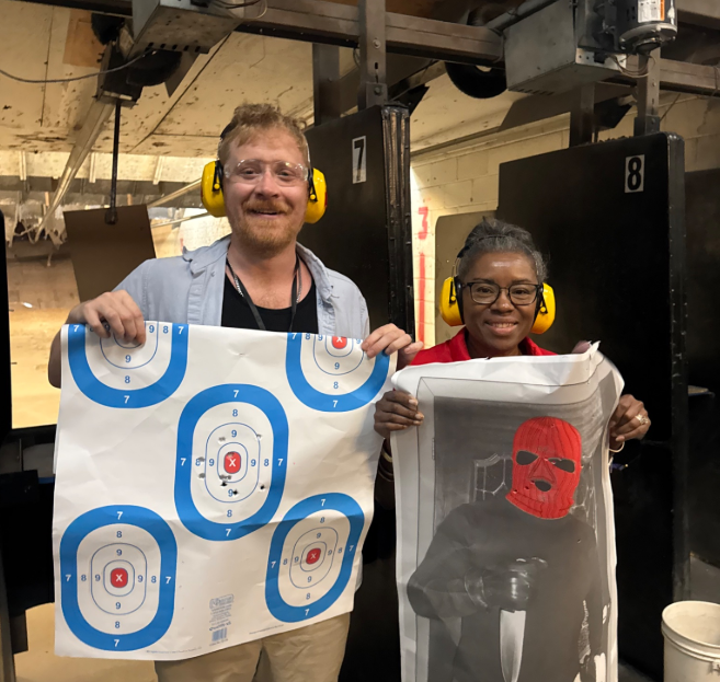 Sooo, I went shooting with <a href="/winwithwinsome/">Winsome Earle-Sears</a> and spoke with <a href="/SpanbergerForVA/">Abigail Spanberger</a> in an effort to break down what could make or break their campaigns: trans rights and campaign enthusiasm. #VALeg 

Full coverage below 👇