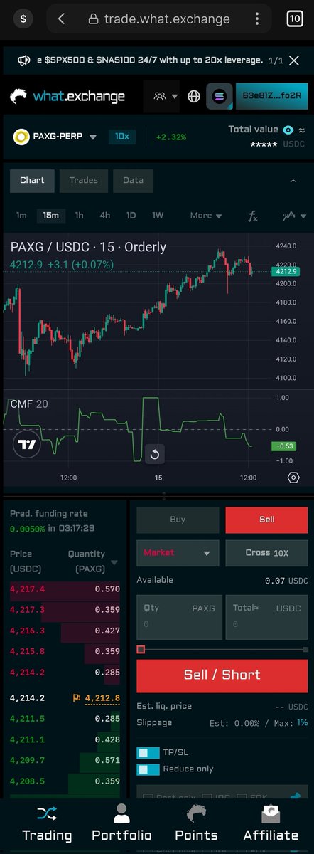 ImNotTheWolf's tweet image. Gold is already listed in the form of $PAXG.

I think it needs better marketing though.

So you can trade S&amp;amp;P500 + NASDAQ 100 + GOLD on @whatexchange, right now!