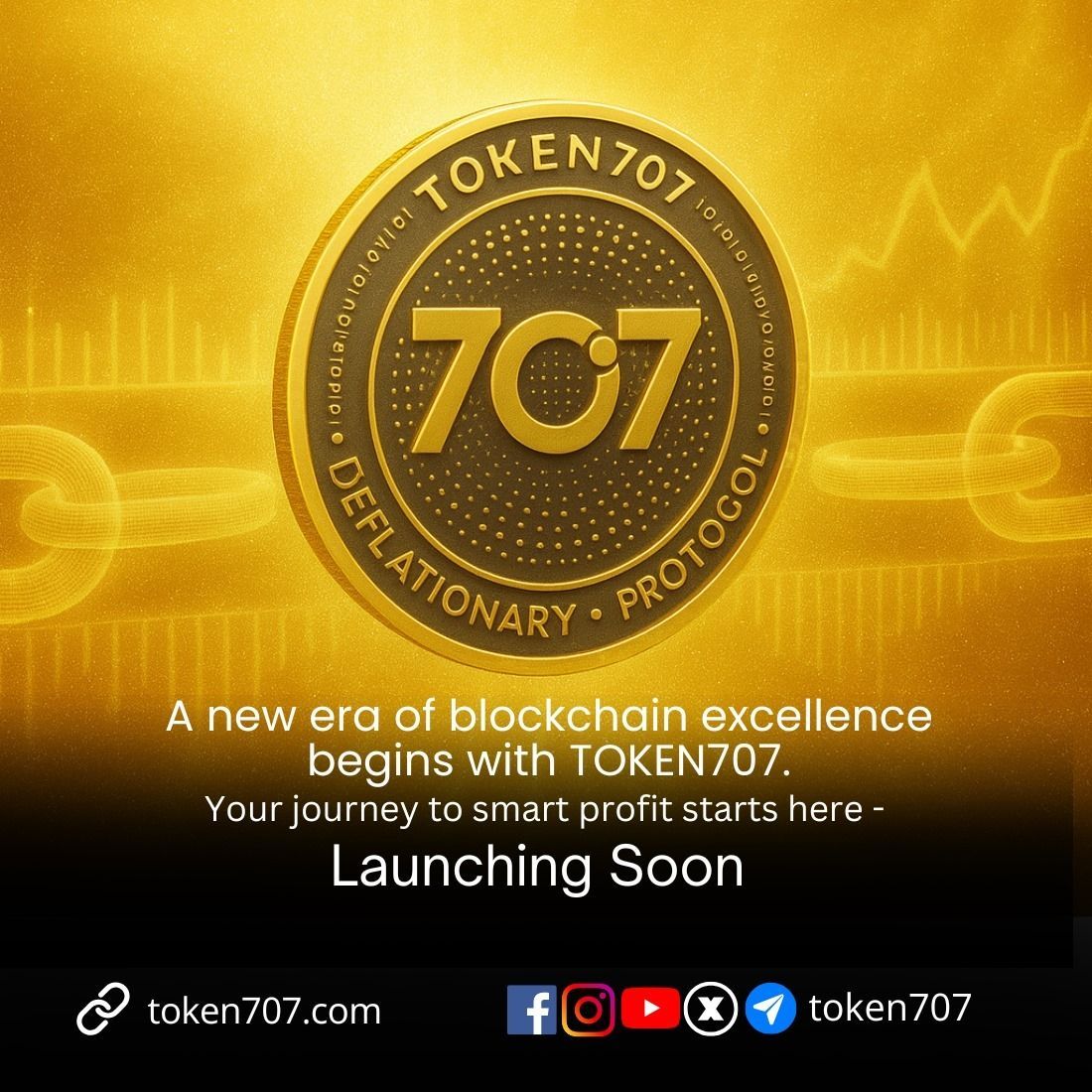 TOKEN7O7's tweet photo. β‘ The next era of blockchain excellence is here!
π° Smart profits begin with #TOKEN707 β
π₯ Launching Soon!
π https://t.co/kuPsBu1j2G
#Crypto #Blockchain #DeflationaryProtocol #TokenLaunch https://t.co/YymX2YALXj