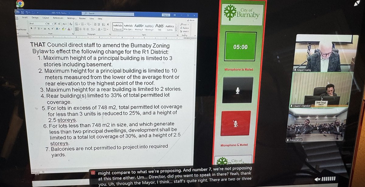 🏛️ Burnaby City Council has approved R1 zoning amendments tonight.

🏘️ Key changes:
• Max height: 3 storeys / 10 m
• Rear buildings: max 2 storeys
• Lot coverage: 25–33 %
• No balconies projecting into required yards

These updates will significantly impact homeowners,