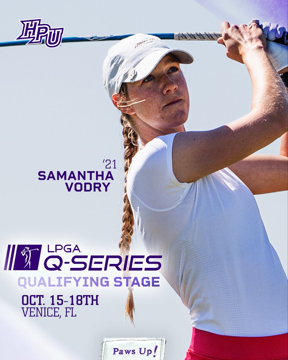 Good luck to alum Samantha Vodry (‘21) at the LPGA Q-Series Qualifying Stage 🌞 

#GoHPU