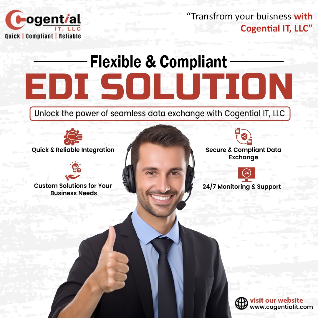 cogential's tweet image. Visit for more details.
☎ 1-307-699-6546
🌍 cogentialit.com
#edisolution #cogentialit #dataexchange #integration #businessgrowth #automation #techsolutions #b2bconnectivity #compliance #support #innovation #digitaltransformation #efficiency #ediserver #itservices