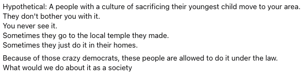 Hypothetical for everyone: