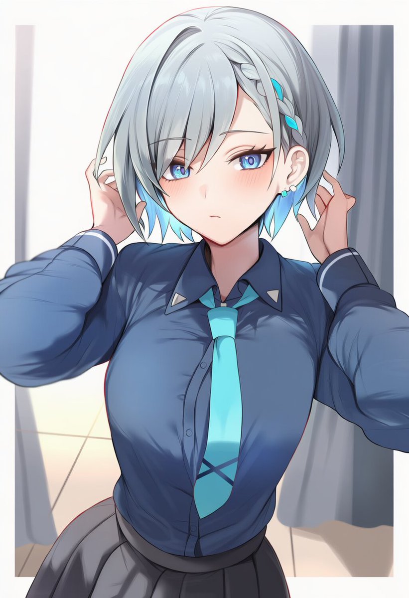 うちの子改良版

細かい箇所が少しランダム性があるけど、
この辺りが妥協ラインな気がする。

プロンプトはリプと画像に埋め込んでおきます。 