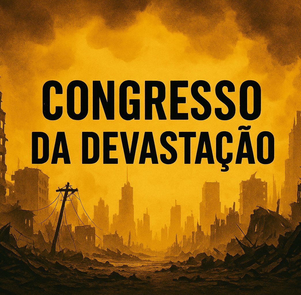 🚨 ATENÇÃO, MILITÂNCIA!

Tag do dia: 

VETOS DO LULA FICAM 
CONGRESSO DA DEVASTAÇÃO

Os vetos do presidente Lula ao PL da Devastação serão votados amanhã no Senado. Se forem derrubados, isso representará a destruição da lei ambiental no Brasil, e tudo isso às vésperas da COP 30,