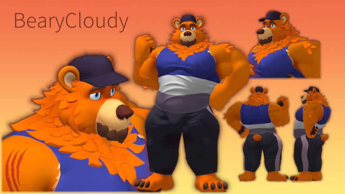 Custom Bear Model, thanks to <a href="/Zop_3D/">Zopandinha🐼🇧🇷 Comms Closed🌈✨🎉</a> for this amazing avatar I love it😊🐻