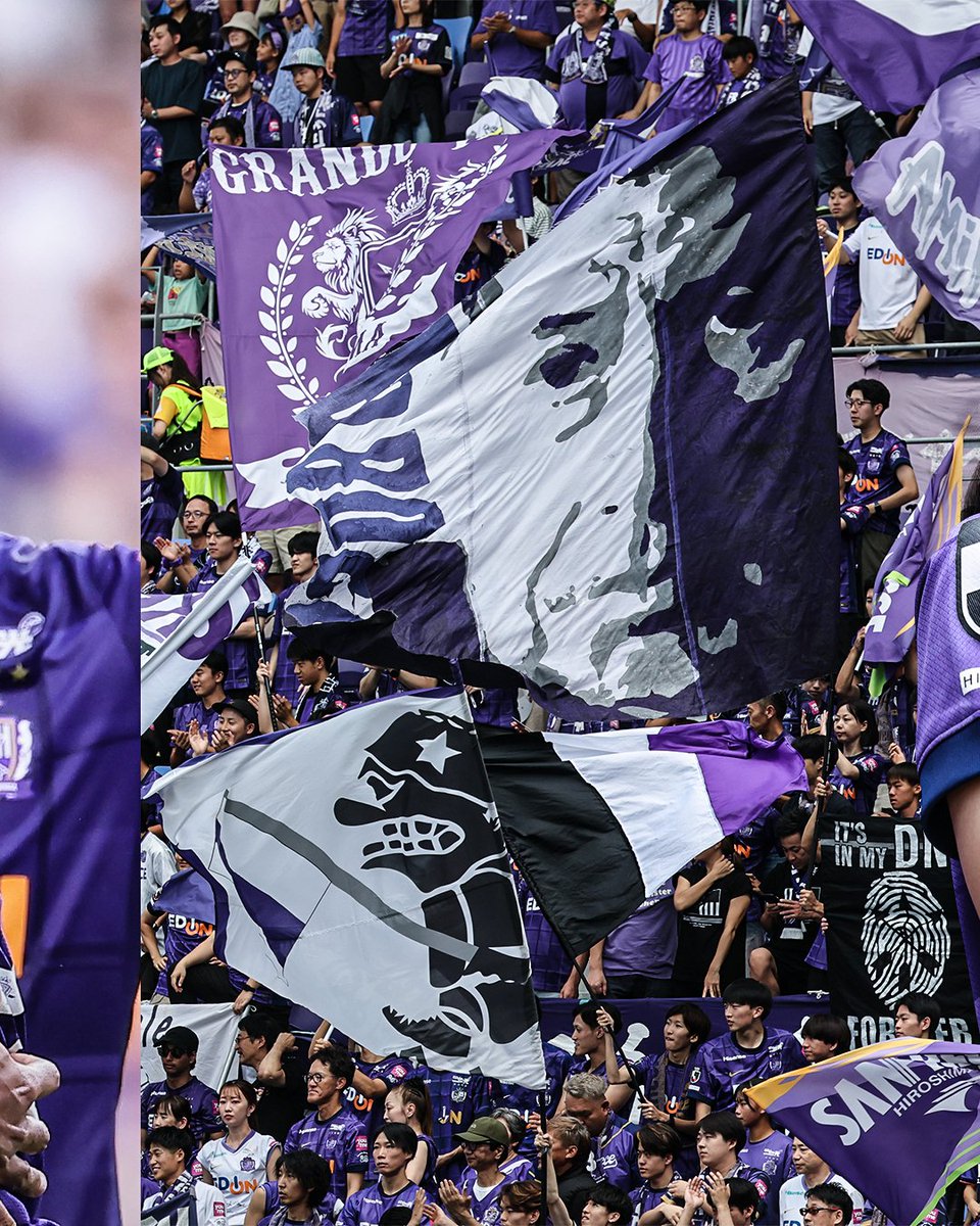 PeaceWingH's tweet image. Fans 🤝 players 🟰 a winning team ⚽️💜🏟️🕊️

#sanfrecce #hiroshima #projectone #peacewinghiroshima