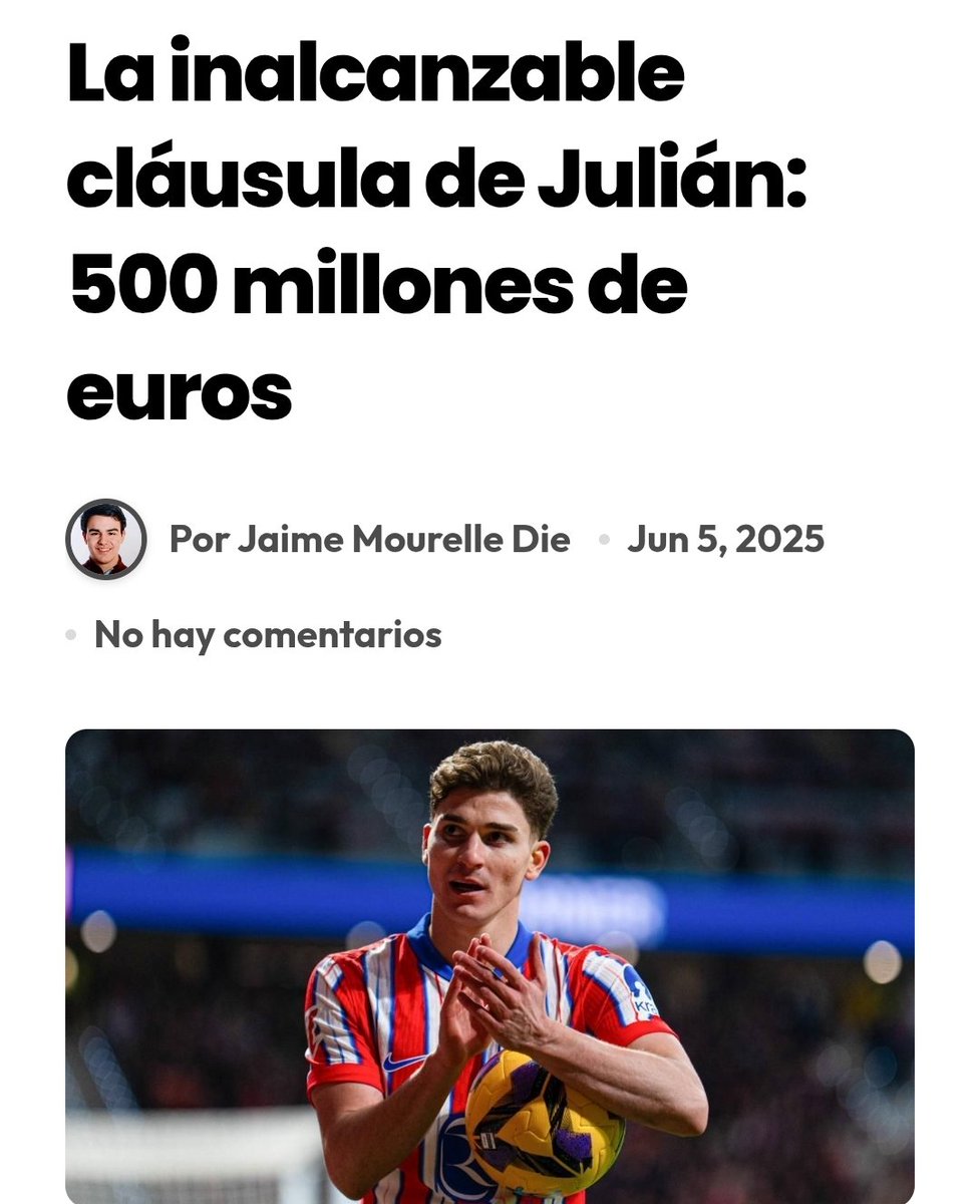 Chico deja de hacer el ridículo que no tenéis ni 6 y estas hablando de la séptima para que luego digas que no sueñas🤣🤣🤣 con Julián no hay que soñar a Julián hay que pagarlo y su cláusula son 500M los tenéis? 🤔🤔🤔