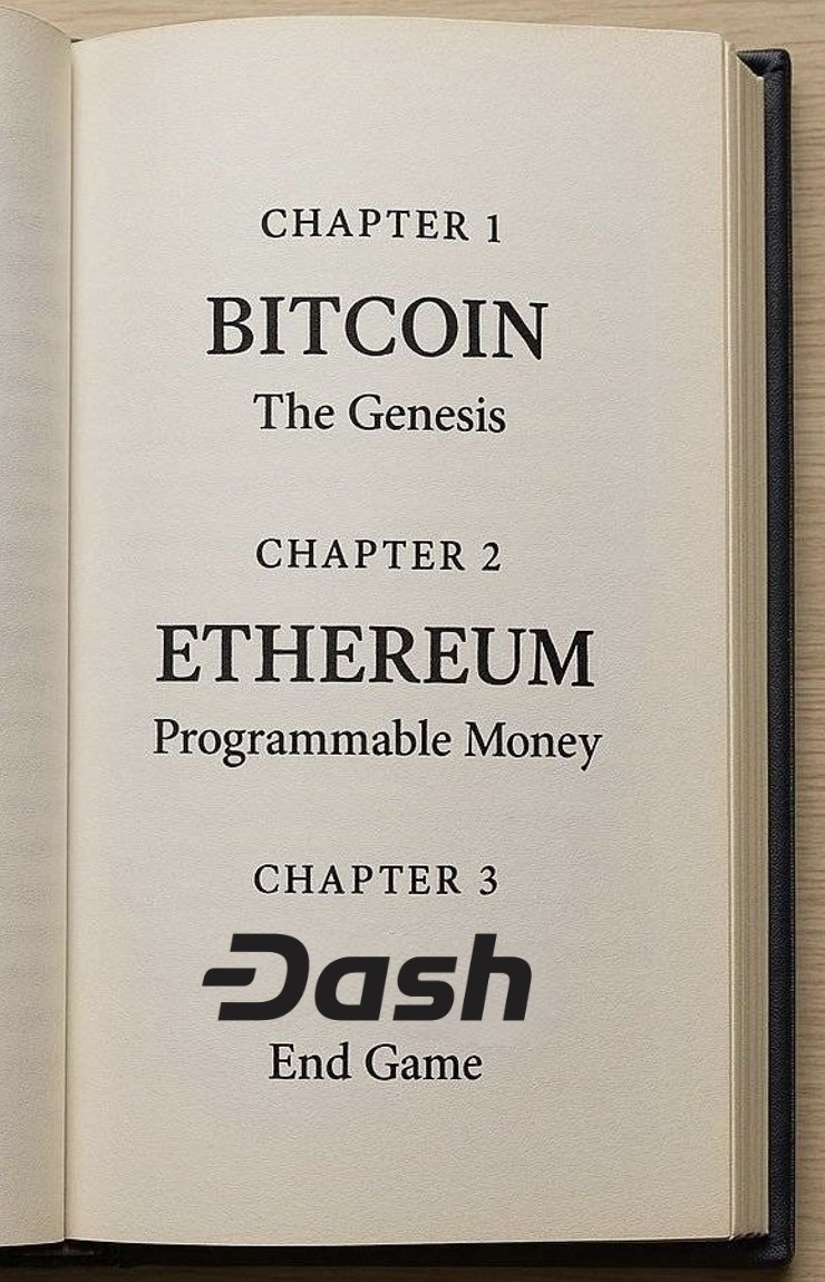 As a supercharged fork of Bitcoin, $Dash has transformed clunky tech into an incredibly secure, fast and user-friendly cryptocurrency. Vastly improving on Bitcoin's shortfalls.  

Once Smart Contracts are integrated Dash will be unstoppable.

Buckle up.