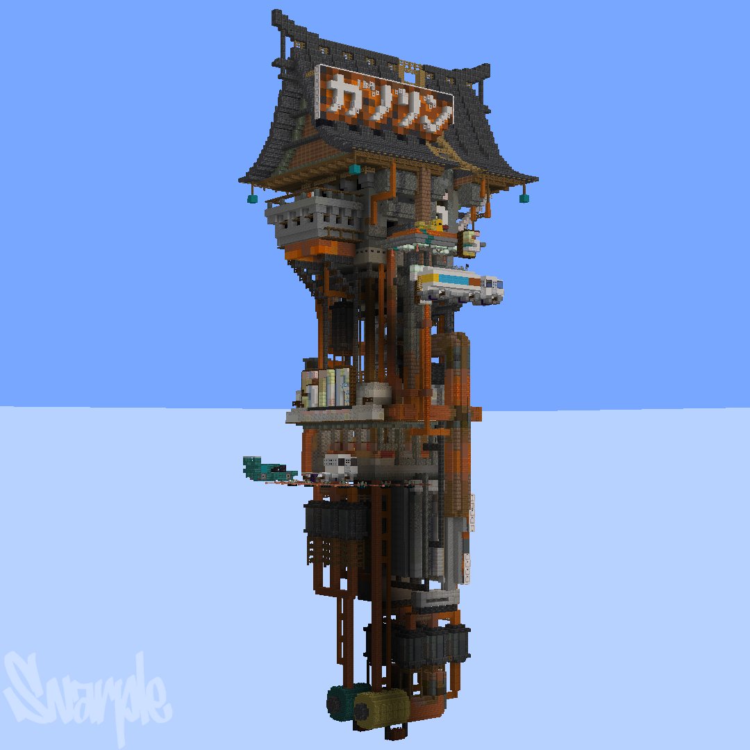 Built during "IHOU 5: Diffusion"

Thank you <a href="/mc_kenchiku_com/">マインクラフト建築コミュニティ / MC Builders' Community Japan</a> for hosting!
#Minecraft #Minecraft建築コミュ #Minecraft違法建築イベ #Minecraftbuilds