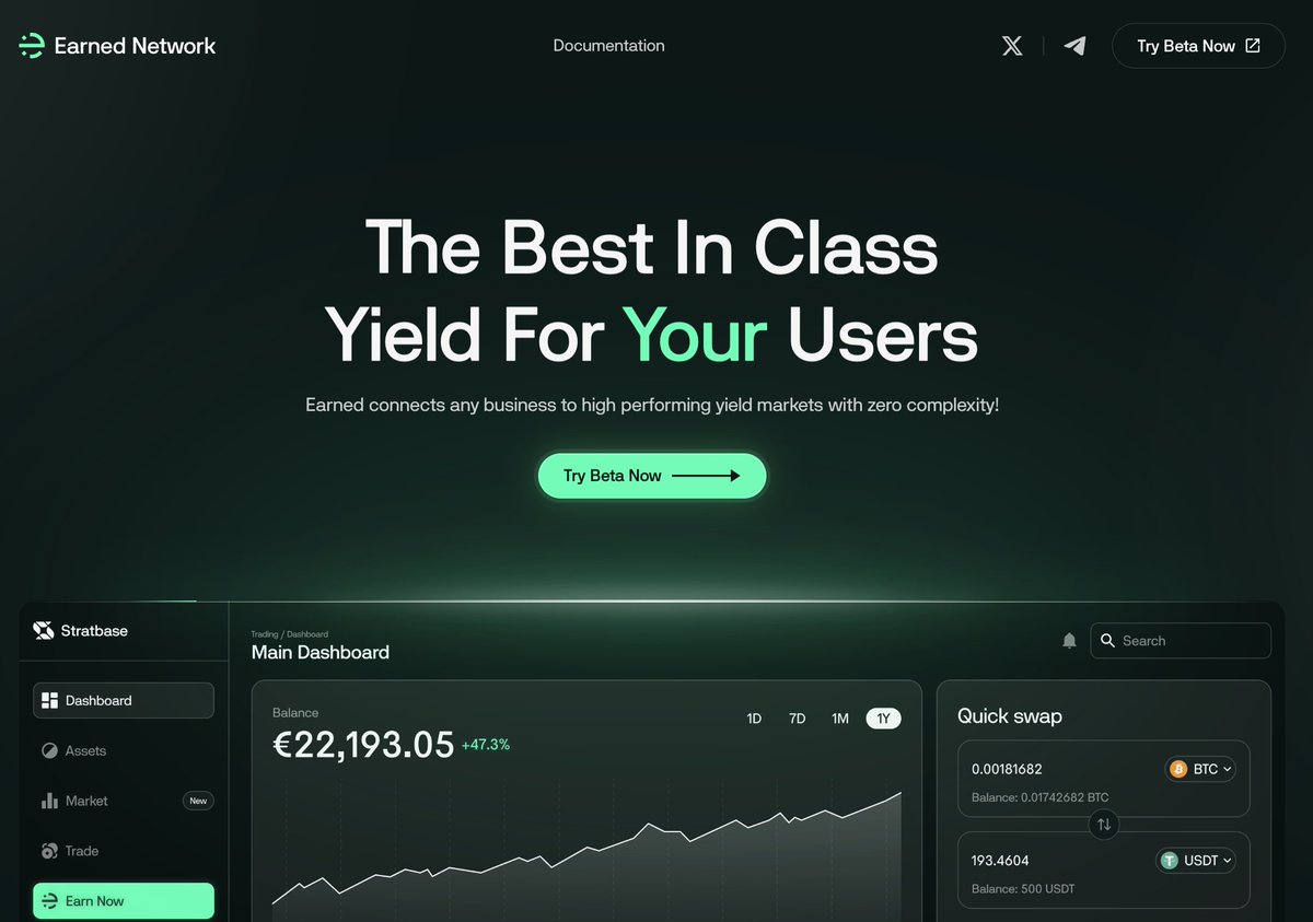New look...better tech 😎

Over the next week we will deliver an overview of our soft rebrand, highlighting our updated vision and pathway to unlocking DeFi access for the world. 

In the meantime join our new TG community channel for updates: 

t.me/Earned_Communi…