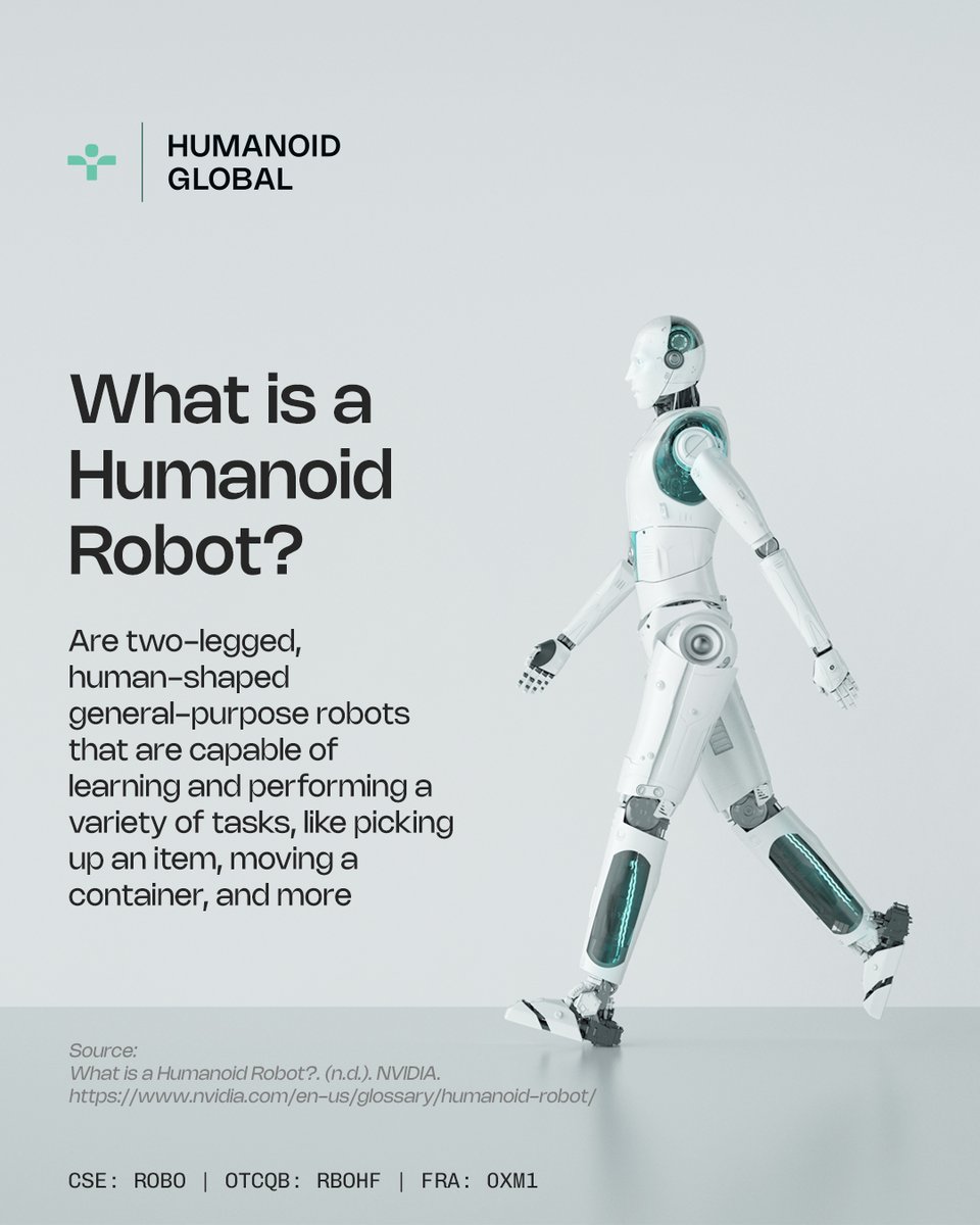 robo_humanoid's tweet image. Our team is building a portfolio of companies shaping the future of humanoid robotics, a sector that is growing and redefining the way humans and machines interact.

Find out more about our work: asmbly.link/GpawXMN

🇨🇦 #CSE: $ROBO 🇺🇸 #OTCQB: $RBOHF 🇩🇪 #FRA: #0XM1