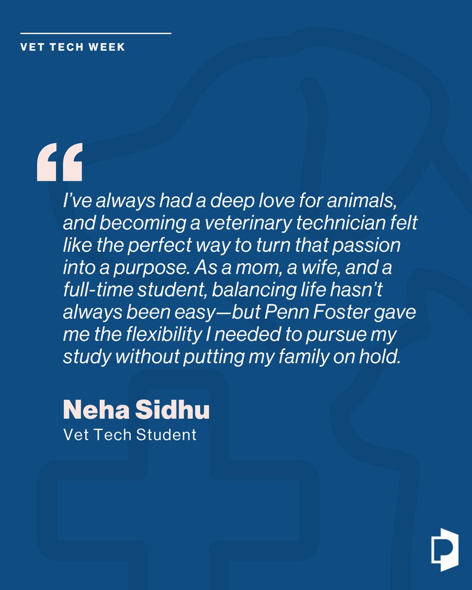We're proud to highlight Vet Tech student Neha Sidhu, who began her journey with no prior experience in veterinary care. Today, she’s thriving in the field bringing confidence, knowledge, and a deep passion for animals to every shift. 

Neha shares "Saving one animal won’t change
