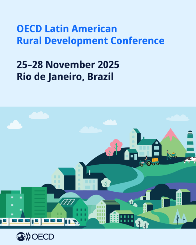 🇧🇷 Save the date: 25–28 November 

Join us in Rio de Janeiro &amp; online for the first ever <a href="/OECD/">OECD ➡️ Better Policies for Better Lives</a> Rural Development Conference in Latin America. Topics include:

🟢 Rural #innovation
🟢 Food systems – farm to table
🟢 Rural-urban connections

Register now🔗oecd-events.org/2025-oecd-rura…
