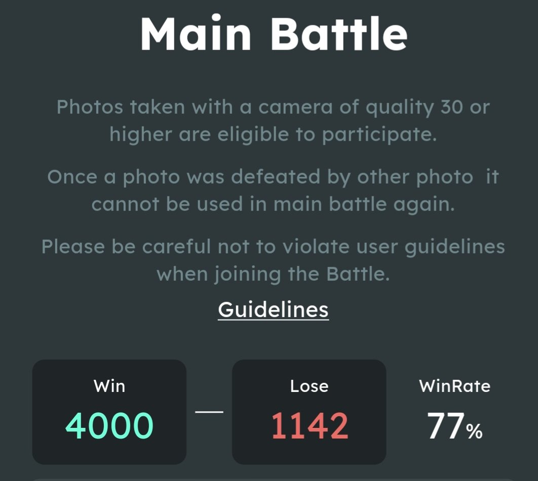 何とかメインバトル🎊4000勝🎊に到達しました...😊
これまで対戦&amp;投票下さった皆様に感謝✨️ありがとうございました🙇‍♂️
#SNPIT