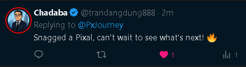 KEEP SNAGGING THOSE #PIXALS !!!!

#SOCIALMINING #Web3Innovation 

✅ <a href="/PxJourney/">Pixel Journey 🛸🪅</a>  ✅