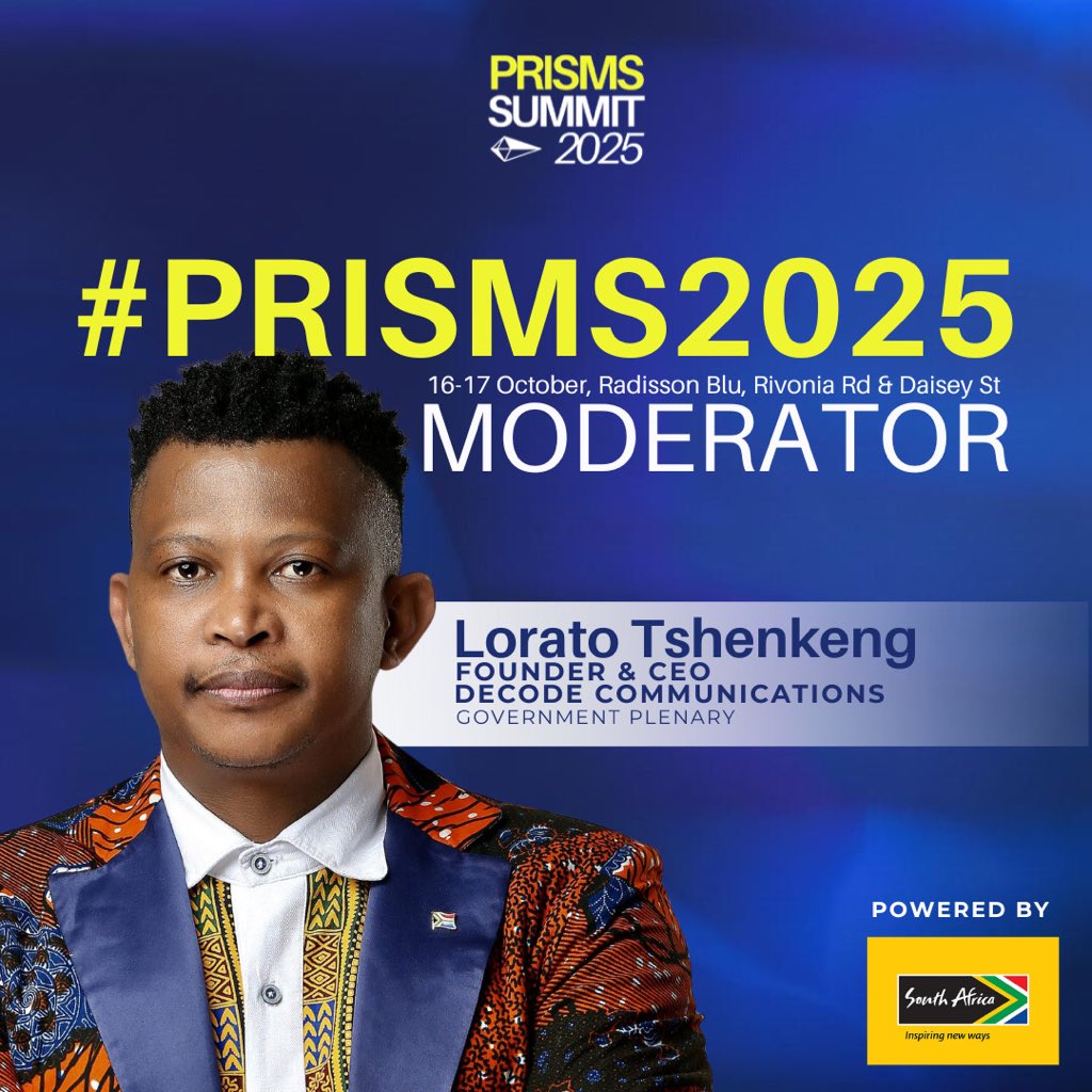 PRISA_Africa's tweet image. Meet the panelists driving the Government Plenary conversation on Rebuilding trust through inclusive government communication in the SADC Region.

Join the dialogue at the #PRISMS Summit 2025. Book your seat today.