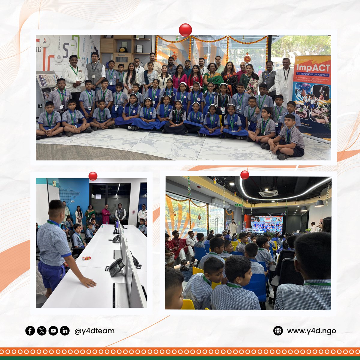 A day full of curiosity &amp; inspiration! Students explored AI, innovation &amp; teamwork at <a href="/Altimetrik/">Altimetrik</a> India. Diwali cheer included books &amp; a mini-library for lifelong learning.
From AI sessions to fun team games, it was a perfect blend of learning &amp; laughter.