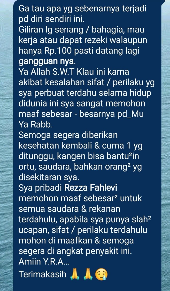 EzzaFahle's tweet photo. Maaf ga bisa ngehubungi satu persatu.....🙏🏻🙏🏻 https://t.co/AiNYXzEn5j