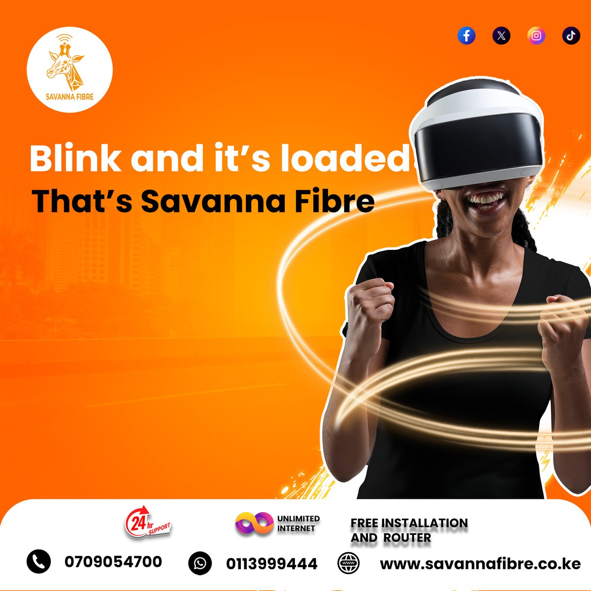 savannafibreke's tweet image. 💥 Just a glance, and it’s done! ⚡
Power through downloads, streams, and work with unbeatable internet from Savanna Fibre Kenya. 🌍🔥
Because real speed doesn’t wait. 💪🇰🇪
#SavannaFibreKe #NextLevelSpeed #KenyaOnline #SeamlessConnection #fibrepower