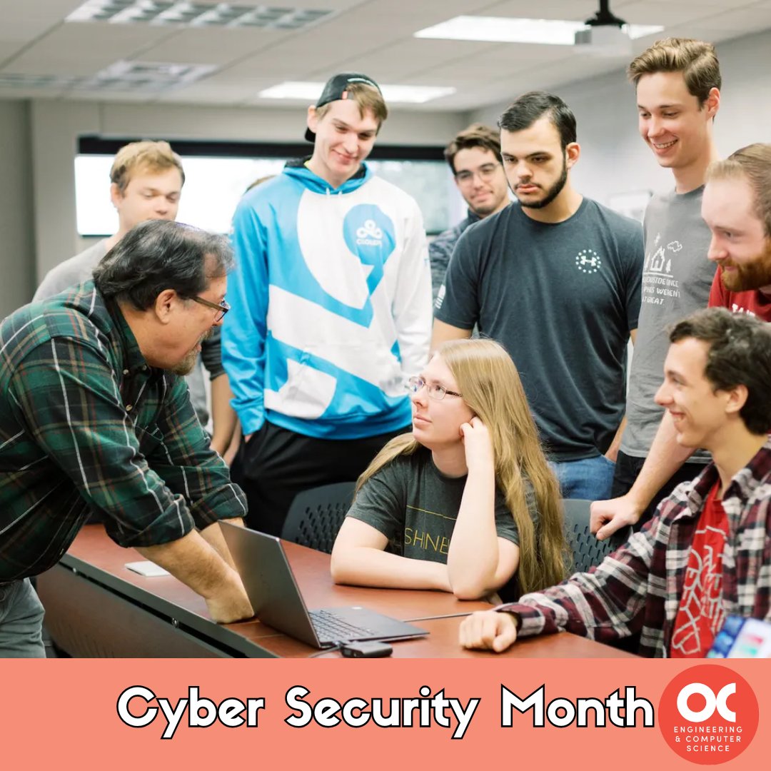 oc_cecs's tweet image. Did you know that October is Cybersecurity Awareness Month? OC’s Computer Science & Cybersecurity program has been designated as a Center for Academic Excellence by the NSA and DHS. We are so proud of our professors and students for their hard work!