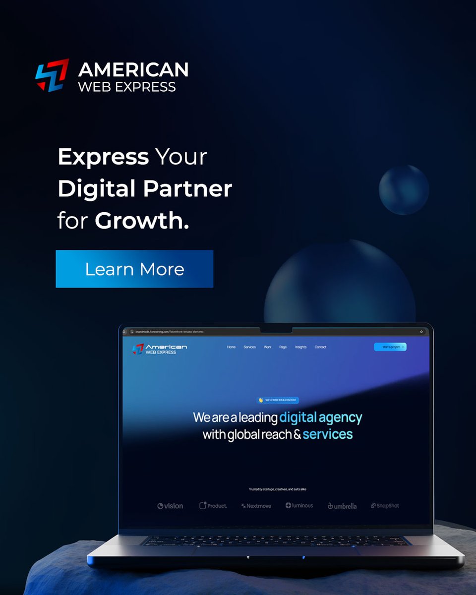 AmericanWebX's tweet photo. Every great brand needs a digital partner that moves with it.
At 𝗔𝗺𝗲𝗿𝗶𝗰𝗮𝗻 𝗪𝗲𝗯 𝗘��𝗽𝗿𝗲𝘀𝘀, we turn ideas into impact 𝗼𝗻𝗲 𝗽𝗶𝘅𝗲𝗹 𝗮𝘁 𝗮 𝘁𝗶𝗺𝗲.
📷 𝗟𝗲𝘁’𝘀 𝗴𝗿𝗼𝘄 𝘆𝗼𝘂𝗿 𝗱𝗶𝗴𝗶𝘁𝗮𝗹 𝗽𝗿𝗲𝘀𝗲𝗻𝗰𝗲 𝘁𝗼𝗴𝗲𝘁𝗵𝗲𝗿.
#AmericanWebExpress https://t.co/SfQjwRVBPy
