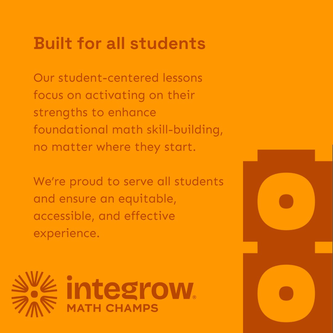 integrowmath's tweet image. Our new name brings clarity and cohesion to all we offer. ✅ #integrowmath #MathEducation #EdLeaders