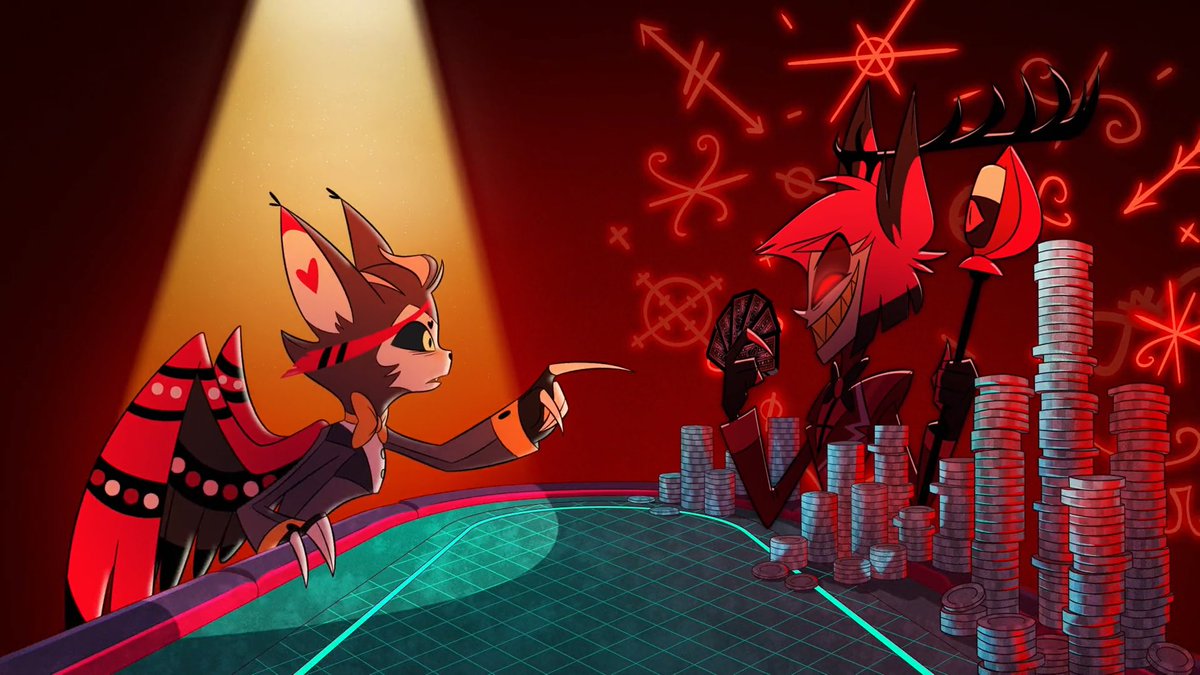 Vox, in an argument: You should get a pet since you like playing with me so much

Alastor: