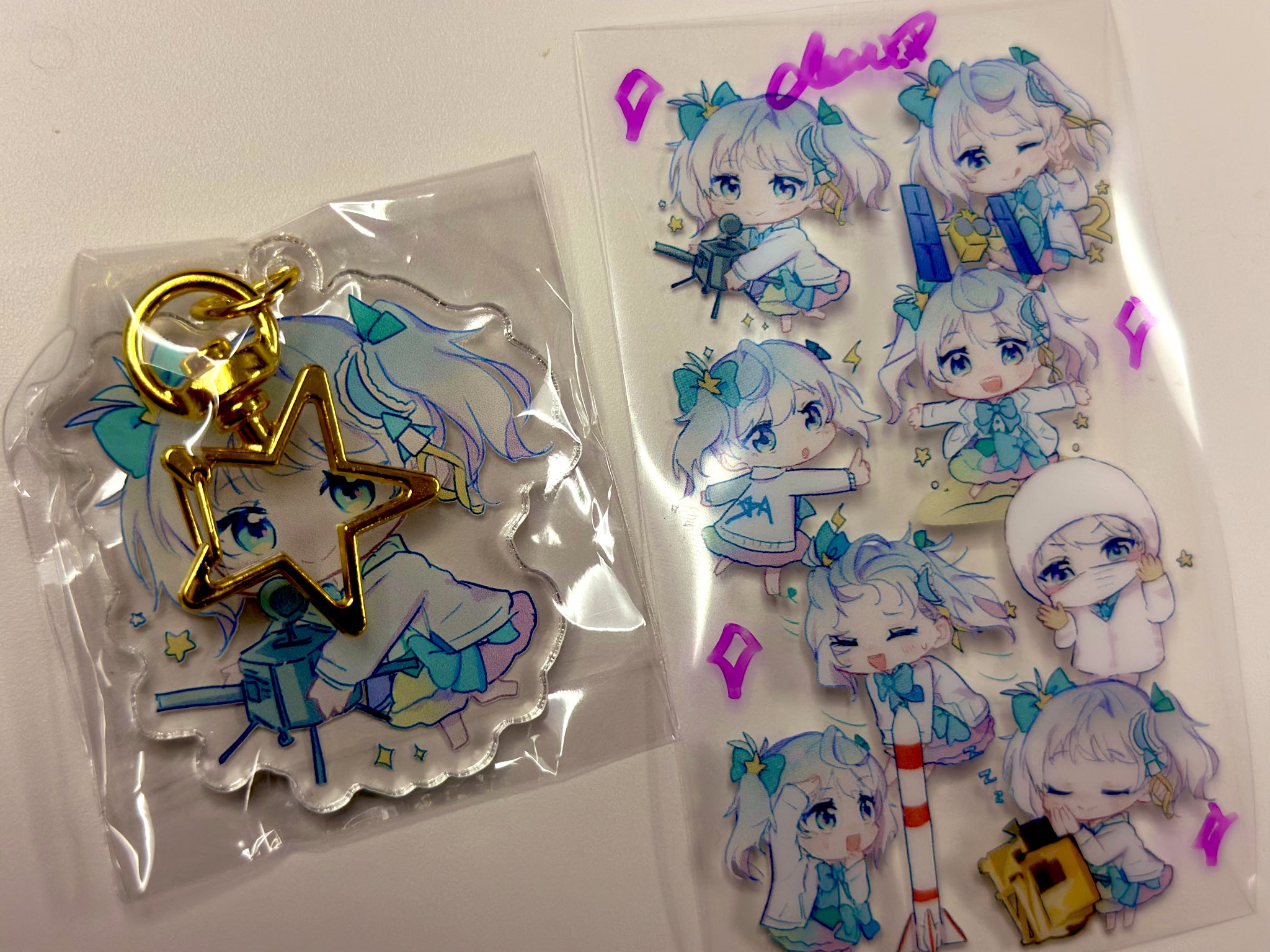 うみシーのさちハピCD＋アクリルマグネット3種＋アクリルキーホルダー3種未開封品 うみシーのさちハピCD＋アクリルマグネット3種＋アクリル