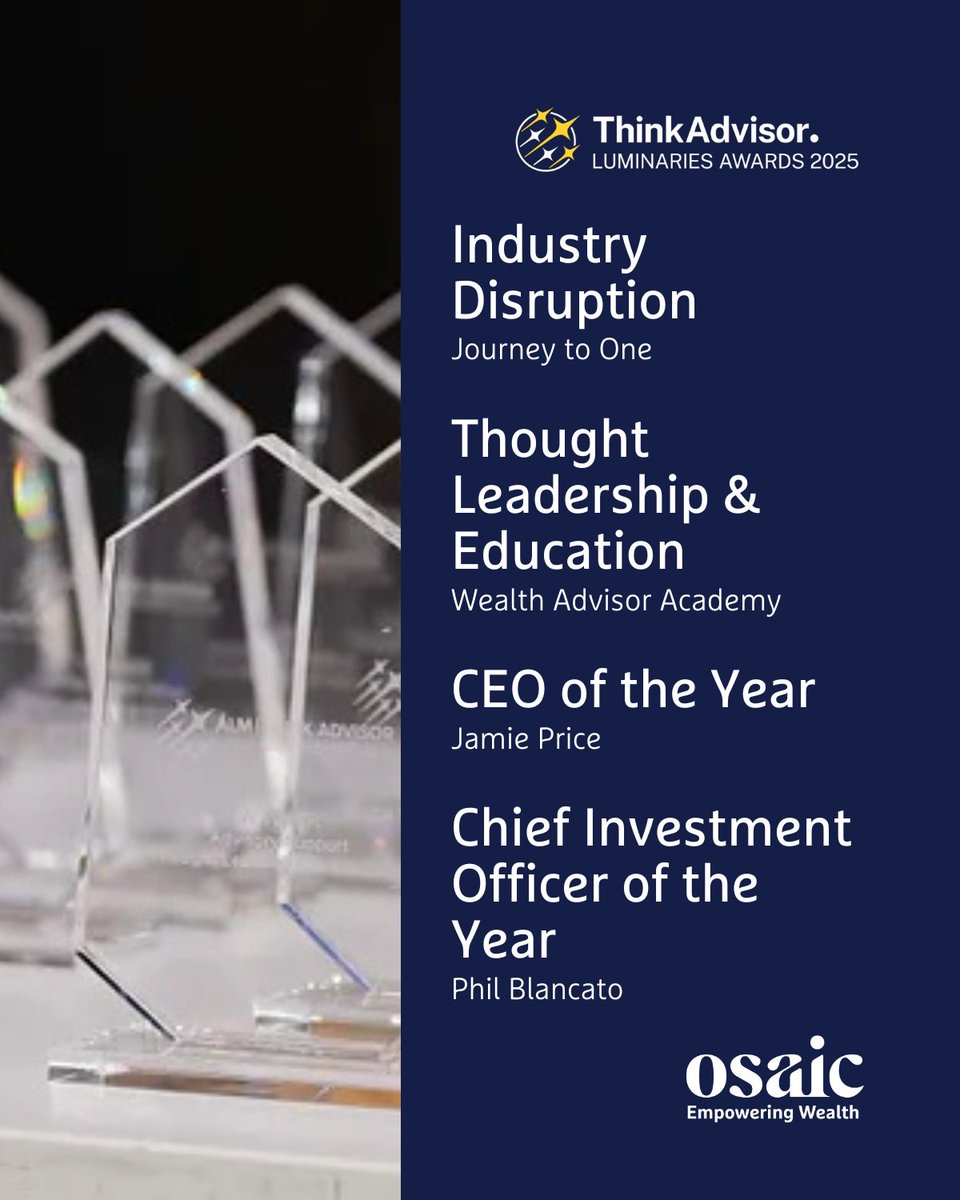 We're excited to be named a finalist for four <a href="/ThinkAdvisor/">ThinkAdvisor</a> Luminaries Awards!

Stay tuned, winners will be announced December 4.

𝘋𝘪𝘴𝘤𝘭𝘰𝘴𝘶𝘳𝘦𝘴: ow.ly/ehZP50XbmN1