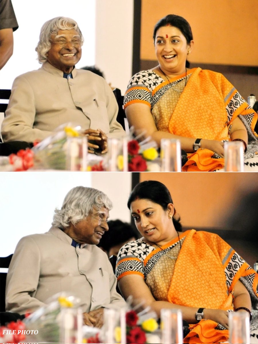 smritiirani's tweet image. The Missile Man on a Mission
He rose through ranks, not for power, but with purpose.
With science in his mind, and service in his soul.
A man of quiet strength, who wore humility like a crown.
To illuminate minds.
To enthral the young.
To awaken the individual.
To serve beyond…