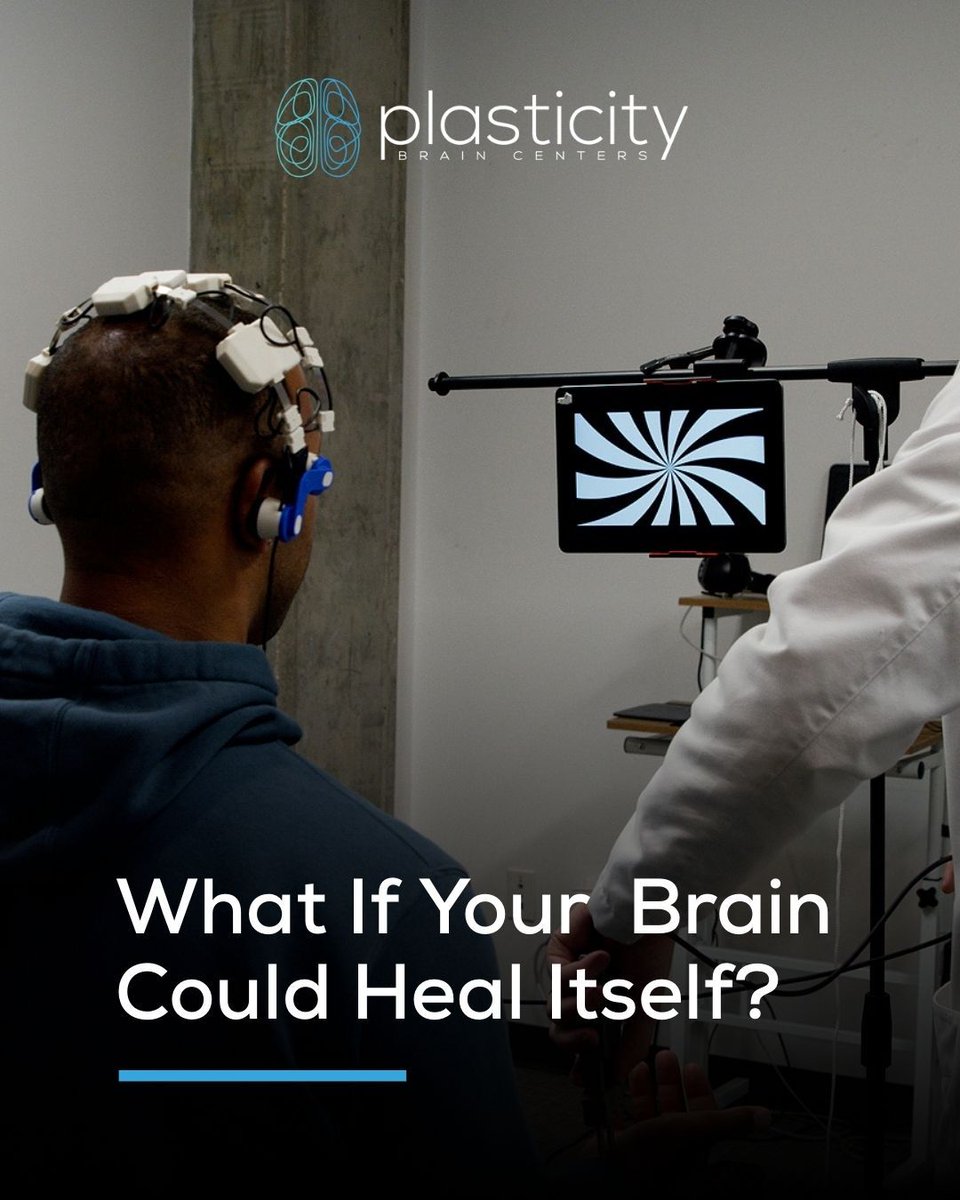 PlasticityDrs's tweet image. At Plasticity Brain Centers, we use cutting-edge therapies to help patients overcome concussions, migraines, dizziness, and more. Ready to take control of your brain health? 💡🧠 #Neuroplasticity #BrainHealth #ConcussionRecovery