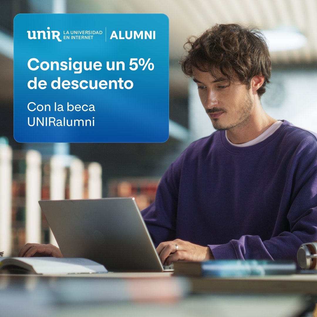 📚💡 ¡Nunca dejes de crecer!
Con #UNIRalumni tienes:
✅ 5% en tu 2ª titulación
✅ 7% en tu 3ª o más
🚀 Haz que tu currículum destaque 👉 Descubre más f.mtr.cool/iwwptmfyoy

#UNIRalumni #BecaUNIRalumni #FormaciónContinua