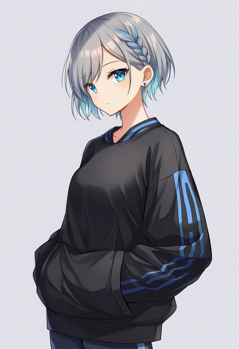 アーティストタグなし、作品タグなし、
【cowboy shot】だけのポン出しでこのくらいは生成されました。

※NAI 4.5 ステップ28 強度7 