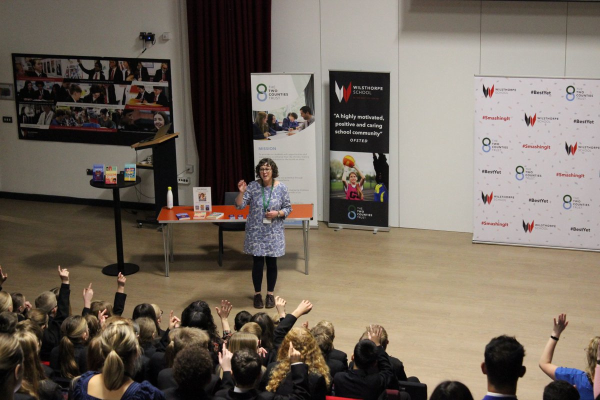Year 7 was treated to a talk by author Kate Mallinder today. She has no doubt inspired some budding writers!