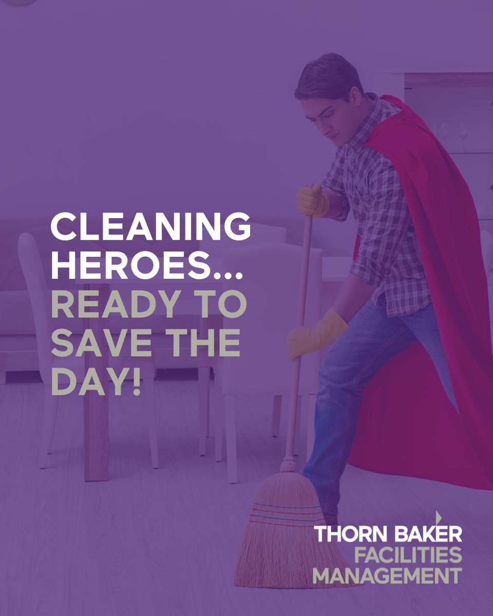ThornBakerEFM's tweet photo. Not all heroes wear capes...

A great cleaner is worth their weight in gold – and our specialist FM recruitment team makes sure large multi-site clients across the UK find exactly that.

Get in touch today - https://t.co/7ARLfuACYs 

#Hero #Cleaners #Temp #Perm #ProvenProcess https://t.co/myo7jgnhSM