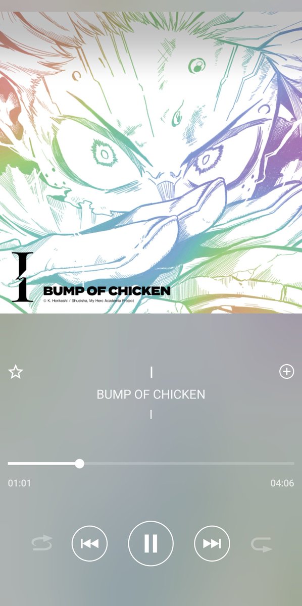 "さあ やっと見つけた
ここまで来た もう触れるよ"

いつの日かライブで聴けたら
色んな意味で心が滅びそう😭🍡←

いつの日か
*鼓動の答え合わせ*が
できますように🍀

また日々頑張れそう✊✨

素敵な曲を
ありがとうございます🙏

#BUMPOFCHICKEN 
#boc_I