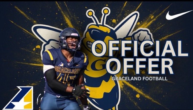 Thank you @CoacDBO_GU, <a href="/CoachStaback/">Coach Phil Staback</a>, and <a href="/GracelandFB/">Graceland Football</a> for my second official offer. It means a lot to have opportunities to play at the next level!
