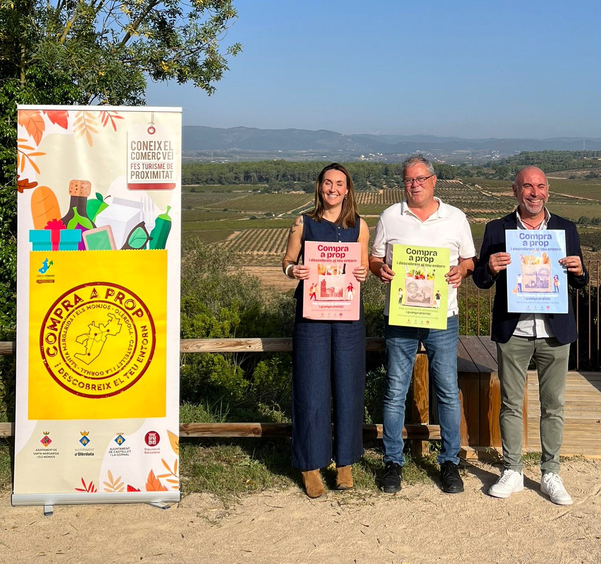 AjOlerdola's tweet photo. ❗️Diumenge comença la 12a edició de la campanya “Compra a prop i descobreix el teu entorn” a Olèrdola, Santa Margarida i els Monjos i Castellet i la Gornal  

📅Fins el 16 de novembre

🎁Hi participen 91 establiments i s’hi sortejaran 89 premis

ℹ️🎙️https://t.co/gbISPPCFFx https://t.co/vILDJ9oXAq